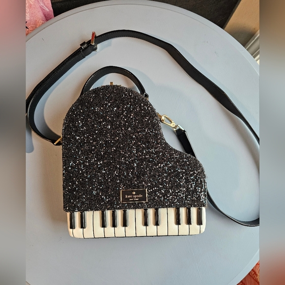Kate Spade Jazz Things Up Piano Novelty Purse Clutch Crossbody - Picture 3 of 17